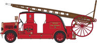 76LC004 Leyland Cub FK7 Redcar Fire Brigade