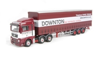 76MAN03CS MAN TGX XLX Curtainside "Downton Distribution"