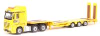 76MB010 Mercedes Actros Semi Low Loader JCB