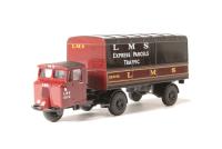 76MH019 Scammell Mechanical Horse Van Trailer - LMS