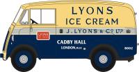 76MJ013 Morris J Van in Lyons Ice Cream navy & cream