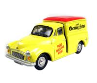 76MM049 Morris Minor van in "Evening News" yellow livery