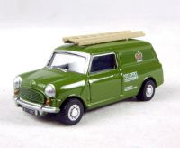 76MV013 Mini van in "Post Office" green livery with ladder