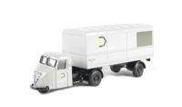 76RAB003 Scammell Scarab van trailer in "Railfreight" livery