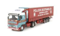 76S143001 Scania 143 40ft Curtainside Pollock