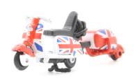 76SC002 Scooter and Trailer - Union Jack