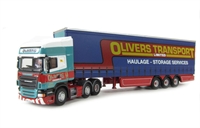 76SCA07CS Scania R Topline curtainside in "Olivers Transport" livery