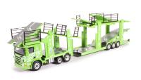 76SCT004 Scania Car Transporter - Green Tiger