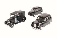 76SET09 Taxi 3 vehicle set with FX4, TX4 & Austin