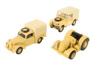 76SET23 Military 3 Piece Set - Tilly, David Brown Tractor & Land Rover