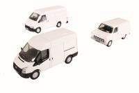 76SET37 Ford Transit 50th Anniversary Mk1,Mk3 & Mk5 White