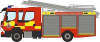 76VEO003 Volvo FL Emergency One Pump Fire Engine in Great Manchester Fire & Rescue livery
