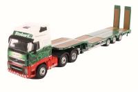 76VOL01ST Volvo FH3 3 Axle Nooteboom Semi Low Loader - Eddie Stobart