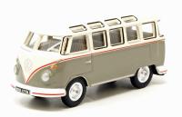 76VWS009 VW T1 Samba Bus Mouse Grey/Pearl White