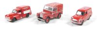 76SET04 Royal Mail 3 vehicle set with Land Rover Series 1, Ford Anglia & Morris Minor van