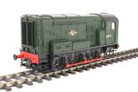 Class 08 shunter D3043 in BR green with late crest & no warning panels - DCC Sound Fitted