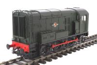 Class 08 shunter in BR green with late crest and no yellow warning panels - Unnumbered