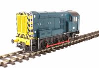 Class 08 shunter in BR Blue with wasp stripes - unnumbered