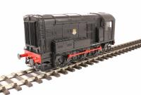 Class 08 shunter in BR black with early emblem - Unnumbered