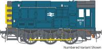 Class 08 shunter in BR blue with wasp stripes - unnumbered - Digital fitted