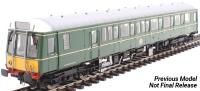 Class 121 'Bubble Car' single car DMU 55026 in BR green with small yellow panels - digital fitted