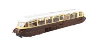 Streamlined Railcar 12 in lined chocolate and cream GWR monogram - DCC sound fitted