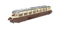 Streamlined Railcar 16 in lined chocolate and cream GWR Twin Cities - DCC fitted