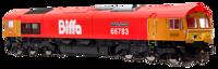 7D-066-006DS Class 66 783 GBRF Biffa The Flying Dustman Diesel Locomotive - DCC Deluxe Sound Fitted 7D-066-006DS Class 66 783 GBRF Biffa The Flying Dustman Diesel Locomotive - DCC Deluxe Sound Fitted