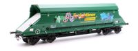 7F-026-005G HIA Freightliner Green Heavy Haul Limestone Hopper 369002 Graffiti