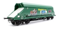 7F-026-006G1 HIA Freightliner Green Heavy Haul Limestone Hopper 369020 Graffiti