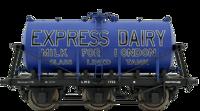 7F-031-011 6 Wheel Milk Tanker Express Dairies For London 1733