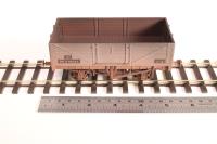 7F-051-025W 5-plank open wagon in BR grey - M318261 - weathered