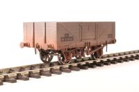 7F-051-026W 5-plank open wagon in BR grey - M318248 - weathered