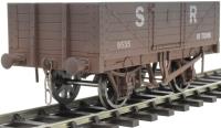 7F-051-027W 5-plank open wagon in SR brown - 9535 - weathered