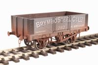 7F-051-036W 5-plank open wagon "Brymbo Steel, Wrexham" - 262 - weathered