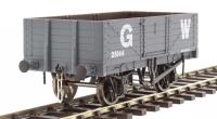 7F-051-056 5-plank open wagon in GWR grey - 25144
