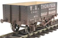 7F-052-003W 5-plank open wagon with 9ft wheelbase "W A Thompson, Great Malvern" - 8 - weathered