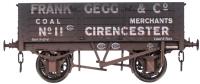 7F-052-011W 5-plank 9ft wheelbase open in Frank Gegg & Co black - 11 - weathered