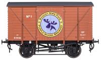 12-ton van with planked sides in Purple Moose Brewery bauxite - No.1 - weathered