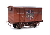 7F-056-027W Vintage Motorcycle BR Standard Planked Van Norton No 1 - Weathered
