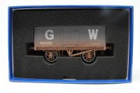 7F-071-033W 7-plank open wagon in GWR grey - 06562 - weathered