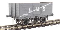 7-plank open wagon in LMS grey - 60950