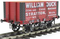 7-plank open wagon with 9ft wheelbase "William Duck, Stratton" - 1