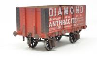 7-plank open wagon with 9ft wheelbase "Diamond" - 1130 - weathered