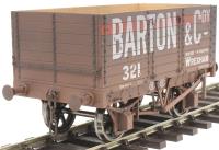 7 plank open wagon with 9ft wheelbase "Barton and Coy, Wrexham" - weathered