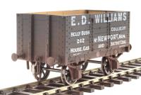 7-plank open wagon with 9ft wheelbase "E.D.Williams" - 242 - weathered