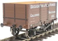 7-plank open wagon with 9ft wheelbase "Broughton and Plas Power, Wrexham"