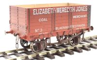 7-plank open wagon with 9ft wheelbase "Elizabeth Jones" - No.3 - weathered