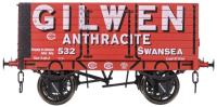 7-plank 9ft wheelbase open with three doors in Gilwen Anthracite red - 532