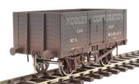8-plank open wagon "Morley Corporation" - 3 - weathered